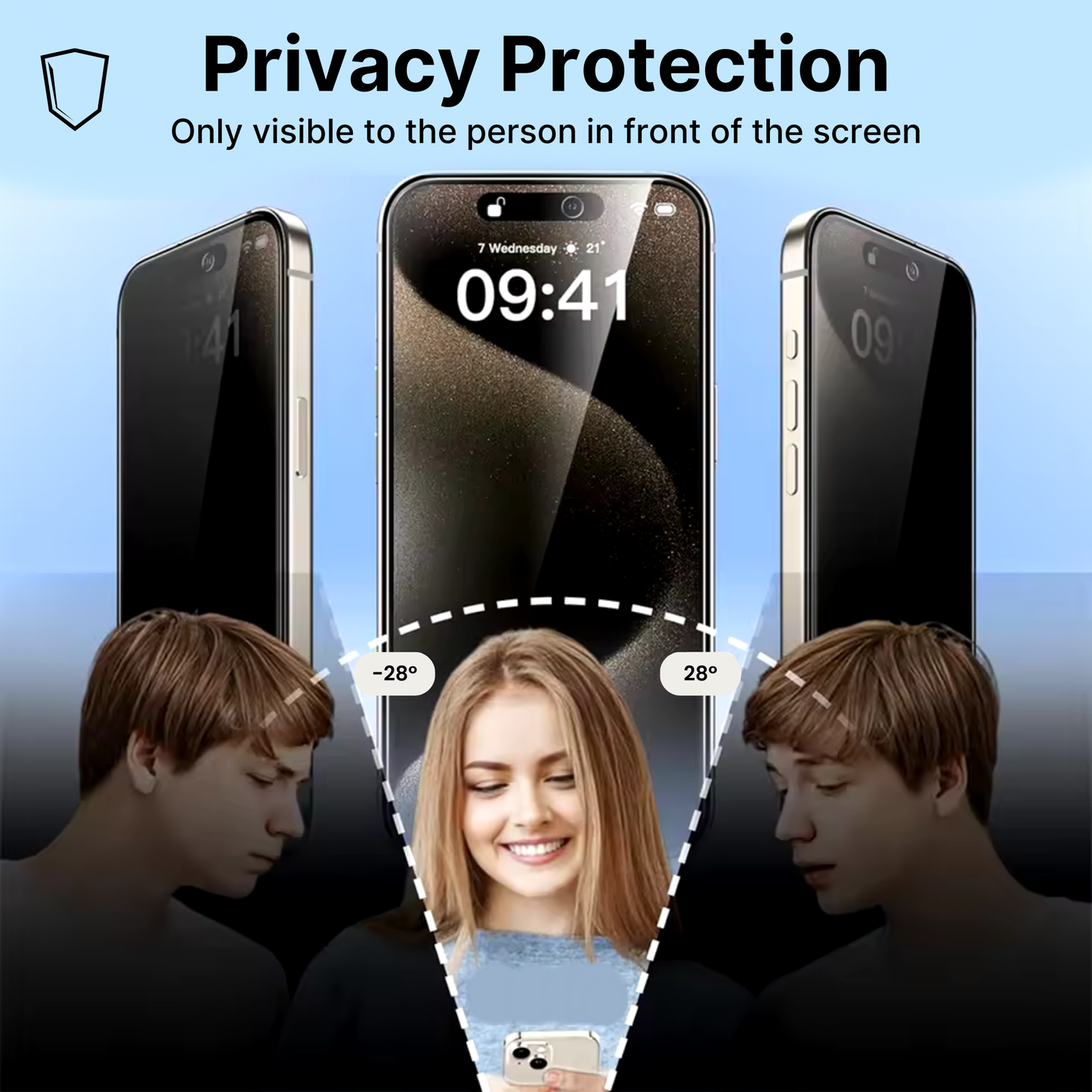 Privacy Glass Protector | Anti-Peeping Glass Protector